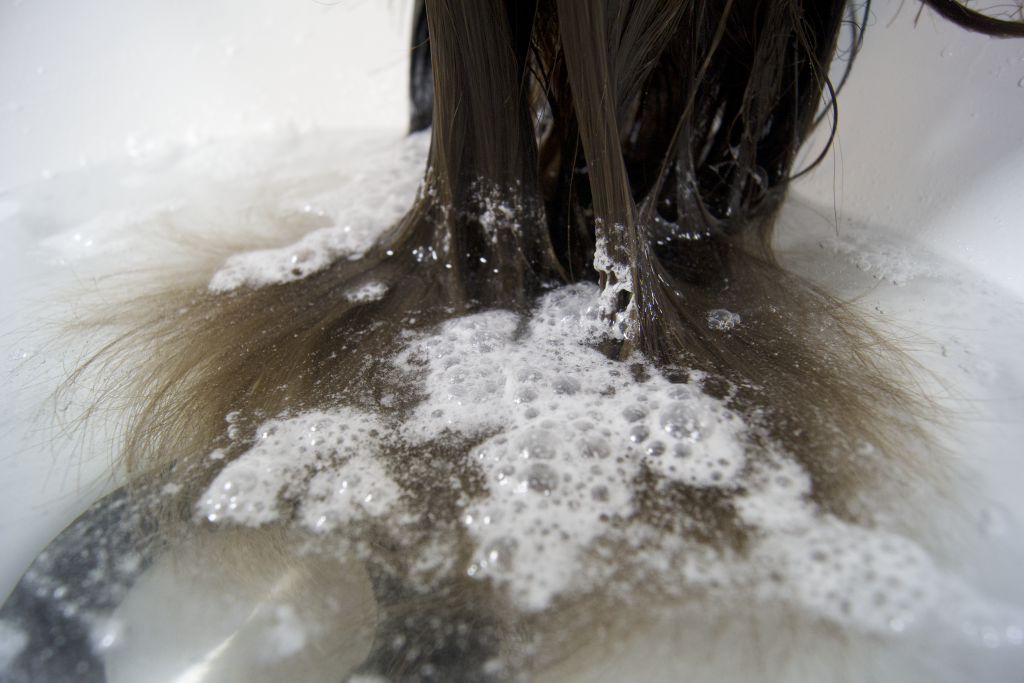 マイクロバブルで洗浄